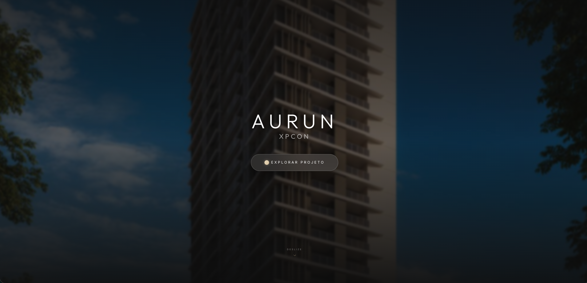 Projeto AURUN na plataforma Visualizen