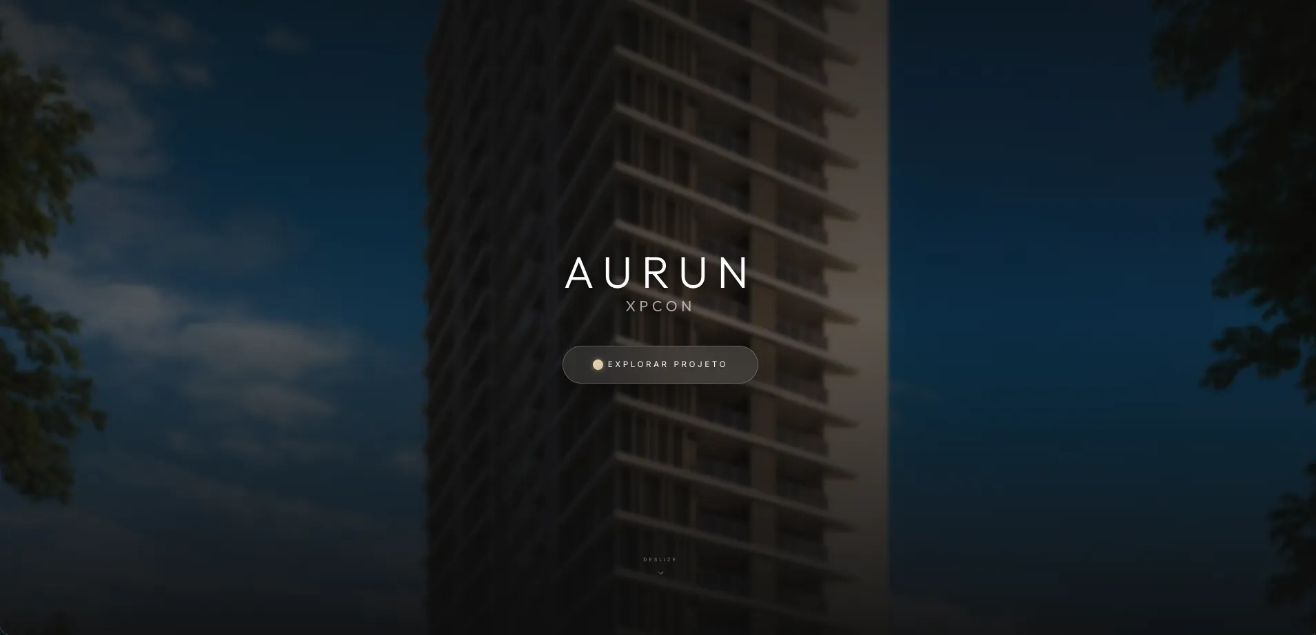 Projeto AURUN na plataforma Visualizen