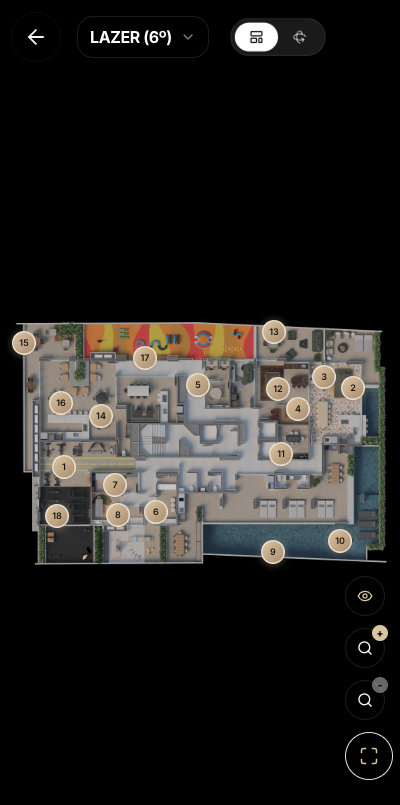 Planta interativa no celular