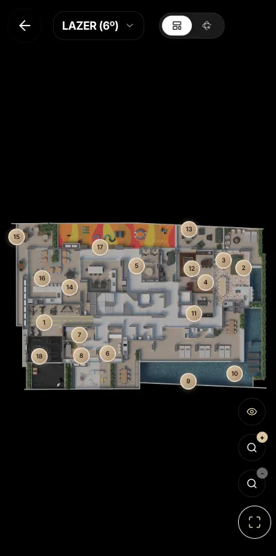 Planta interativa no celular